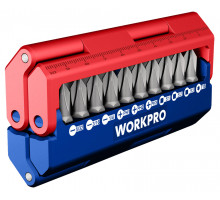 Набор бит WORKPRO метрические, 13 шт WP221062