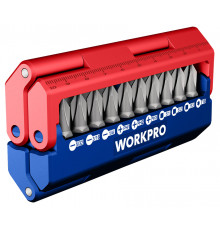 Набор бит WORKPRO метрические, 13 шт WP221062