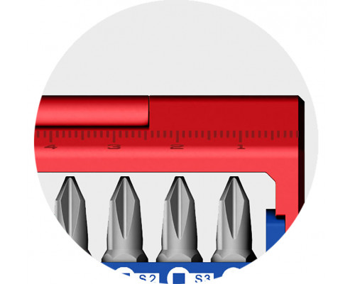 Набор бит WORKPRO метрические, 13 шт WP221062