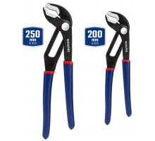 Переставные клещи WORKPRO быстрорегулируемые, 200 мм, 250 мм, 2 шт. WP201005