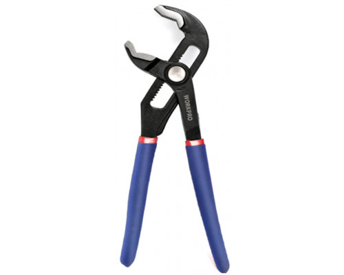 Клещи переставные 200 мм CR-V (с кнопкой) WORKPRO WP231086