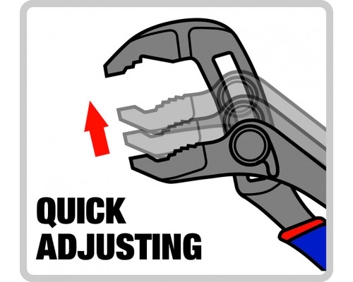 Переставные быстрорегулируемые клещи WORKPRO 250 мм WP231087