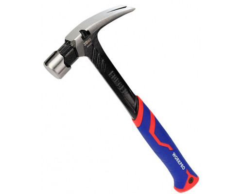 Молоток-гвоздодер WORKPRO цельнометаллический 560 г WP241014