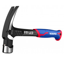Молоток-гвоздодер WORKPRO цельнометаллический 450 г WP241013