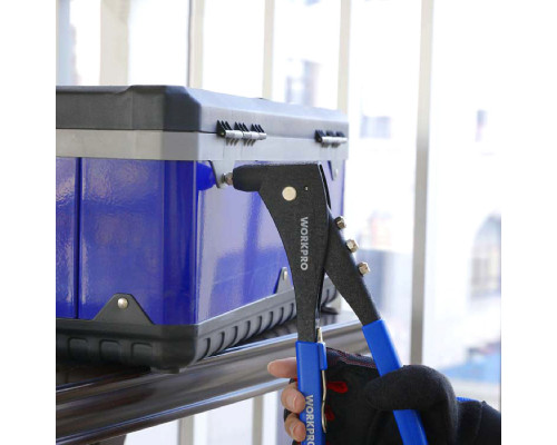 Заклепочник ручной WORKPRO 250 мм, алюминиевый WP225006