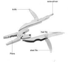 Мультитул для рыбалки WORKPRO мини 9-В-1 WP382016