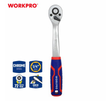 Ключ трещоточный WORKPRO 1/4", 72 зуба WP271010