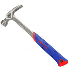 Молоток-гвоздодер кованый цельный с антивибрационной системой в рукоятке (560 г) WORKPRO WP241015