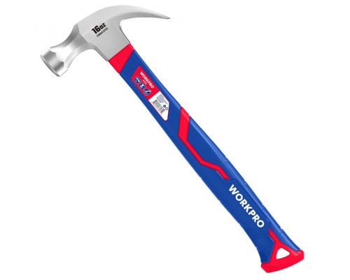 Молоток-гвоздодер британского типа WORKPRO 450 г WP241011