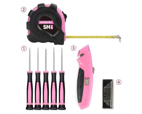 Набор инструментов для женщин, 103 предмета WORKPRO WP206818