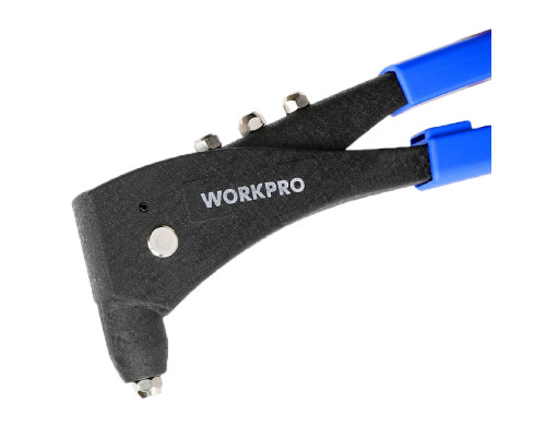 Заклепочник ручной WORKPRO 250 мм, алюминиевый WP225006