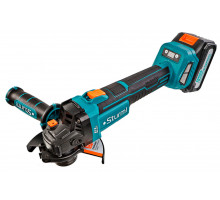 Аккумуляторная бесщеточная угловая шлифмашина Sturm, 18В, 1BatterySystem, 125мм, плавный пуск, 1x4Ач, кейс CAG18125BLE