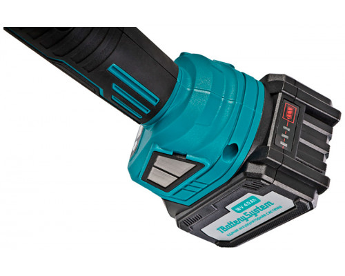 Аккумуляторная бесщеточная угловая шлифмашина Sturm, 18В, 1BatterySystem, 125мм, плавный пуск, 1x4Ач, кейс CAG18125BLE