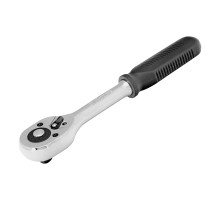 Ключ-трещотка 3/8", 45 зубьев, с быстрым сбросом, CrV, хром Сибртех 14002