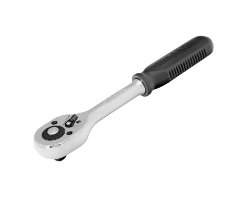 Ключ-трещотка 3/8", 45 зубьев, с быстрым сбросом, CrV, хром Сибртех 14002