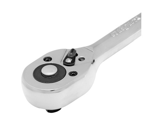 Ключ-трещотка 3/8", 45 зубьев, с быстрым сбросом, CrV, хром Сибртех 14002