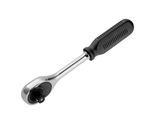 Ключ-трещотка 1/2", 45 зубьев, с быстрым сбросом, CrV, хром Сибртех 14004