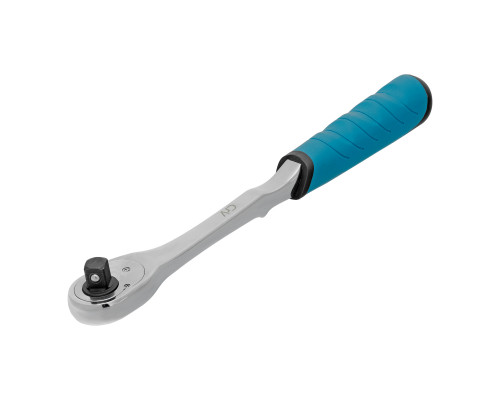 Ключ-трещотка 1/2", CrV, 90 зубьев, усиленный, хром Gross 14055