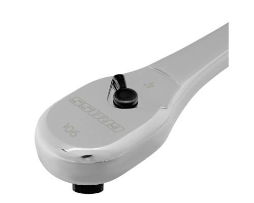 Ключ-трещотка 1/2", CrV, 90 зубьев, усиленный, хром Gross 14055