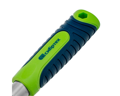 Ключ-трещотка телескопический 1/4", 170-230 мм, 72 зуба, с быстрым сбросом Сибртех 14075