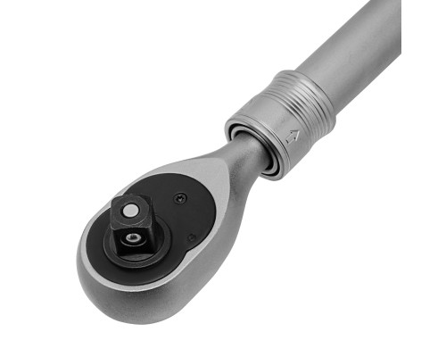 Ключ-трещотка телескопический 1/2", 300-430 мм, 72 зуба, с быстрым сбросом Сибртех 14077