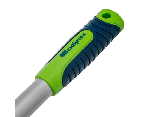 Ключ-трещотка телескопический 1/2", 300-430 мм, 72 зуба, с быстрым сбросом Сибртех 14077