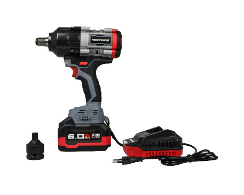 Аккумуляторный бесщеточный ударный гайковерт PROFIPOWER T-1200N E0244