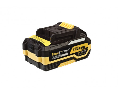 Аккумулятор Hanskonner PLATINUM 18 В, 1BatterySystem, 4.0 Ач, SAMSUNG HBP2004PRO