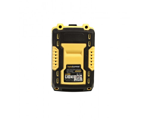 Аккумулятор Hanskonner 18 В, 1BatterySystem, 6.0 Ач HBP2006PRO