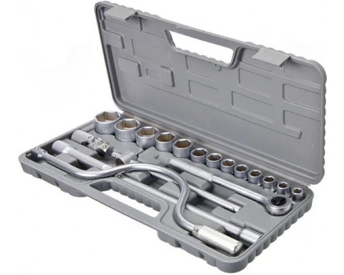 Набор головок ЕРМАК 19 предметов 10-32 мм с карданным шарниром 1/2 736-566