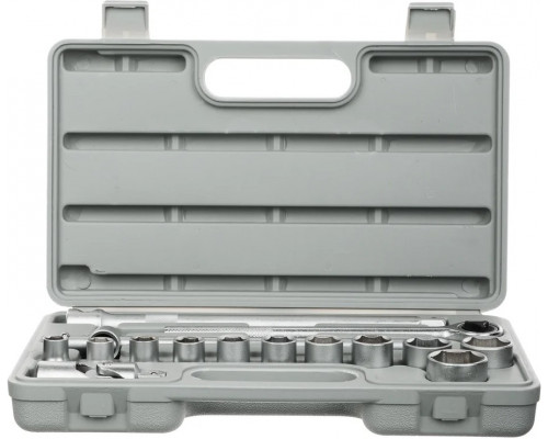 Набор головок ЕРМАК 16 предметов 10-27 мм с карданным шарниром 1/2 736-498