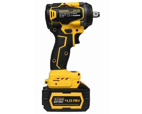 Аккумуляторный бесщеточный ударный гайковерт ProfiPower DTD-18V E0223