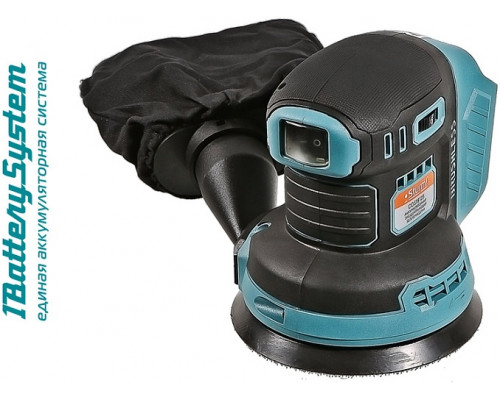 Аккумуляторная эксцентриковая шлифмашина Sturm бесщеточный двигатель, 1BatterySystem COS18125