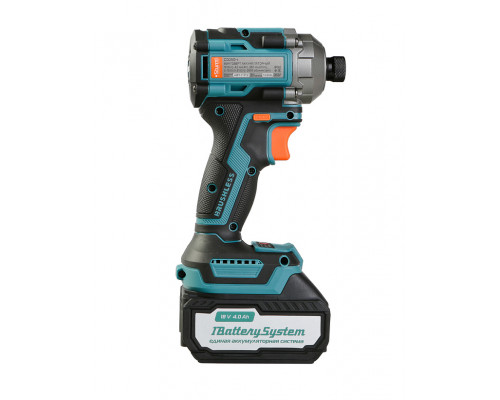 Винтоверт ударный Sturm б/щ, 18В, 1BatterySystem, 250Нм, 1/4, 1x4.0Ач, кейс CD250H