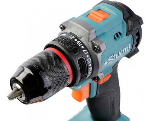 Дрель аккумуляторная Sturm 18В, 1BatterySystem, 60Нм, 2x2.0Ач, кейс CD1860BL