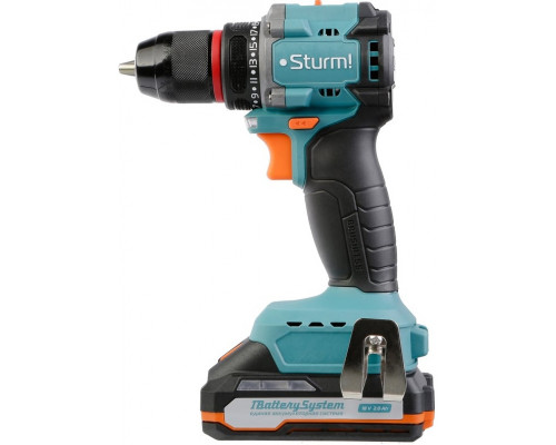 Дрель аккумуляторная Sturm 18В, 1BatterySystem, 60Нм, 2x2.0Ач, кейс CD1860BL