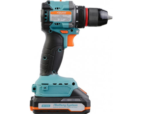 Дрель аккумуляторная Sturm 18В, 1BatterySystem, 60Нм, 2x2.0Ач, кейс CD1860BL