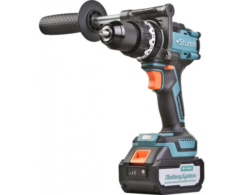 Дрель аккумуляторная ударная Sturm б/щ 18В, 1BatterySystem, 130Нм, 1x4.0Ач, кейс CD1655BLI