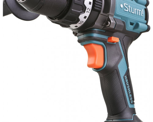 Дрель аккумуляторная ударная Sturm б/щ 18В, 1BatterySystem, 130Нм, 1x4.0Ач, кейс CD1655BLI