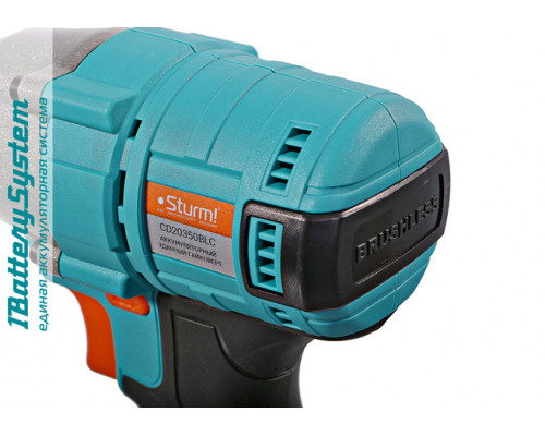 Аккумуляторный гайковерт Sturm 1BatterySystem CD20350BLC