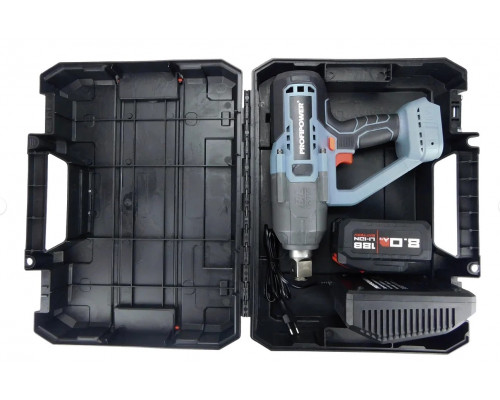 Аккумуляторный бесщеточный ударный гайковерт PROFIPOWER T-2500N E0189