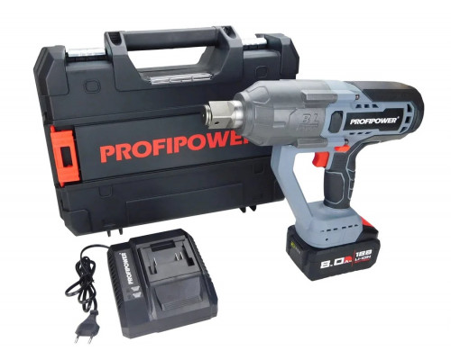 Аккумуляторный бесщеточный ударный гайковерт PROFIPOWER T-2500N E0189