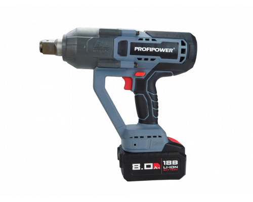 Аккумуляторный бесщеточный ударный гайковерт PROFIPOWER T-2500N E0189