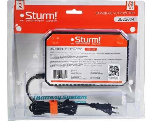 Зарядное устройство Sturm 20В, 1BatterySystem, 4.5A SBC2004