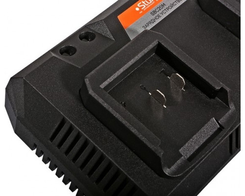 Зарядное устройство Sturm 18В, 1BatterySystem, 2x4.5А, для двух батарей SBC20M