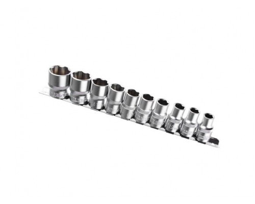 Набор торцевых головок Супер лок (10 шт; 1/2; 10-24 мм) ЕРМАК 736-116
