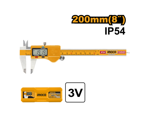 Штангенциркуль цифровой 0-200 мм INGCO INDUSTRIAL HDCD28200