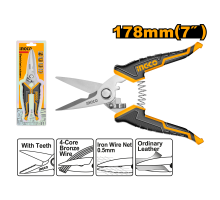 Универсальные ножницы INGCO 178 мм HES0187