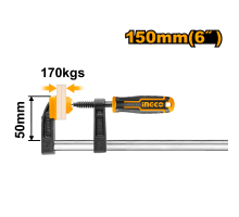 Струбцина столярная INGCO INDUSTRIAL 50х150 мм HFC020501