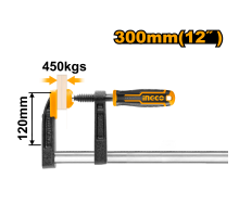 Струбцина столярная INGCO INDUSTRIAL 120х300 мм HFC021201